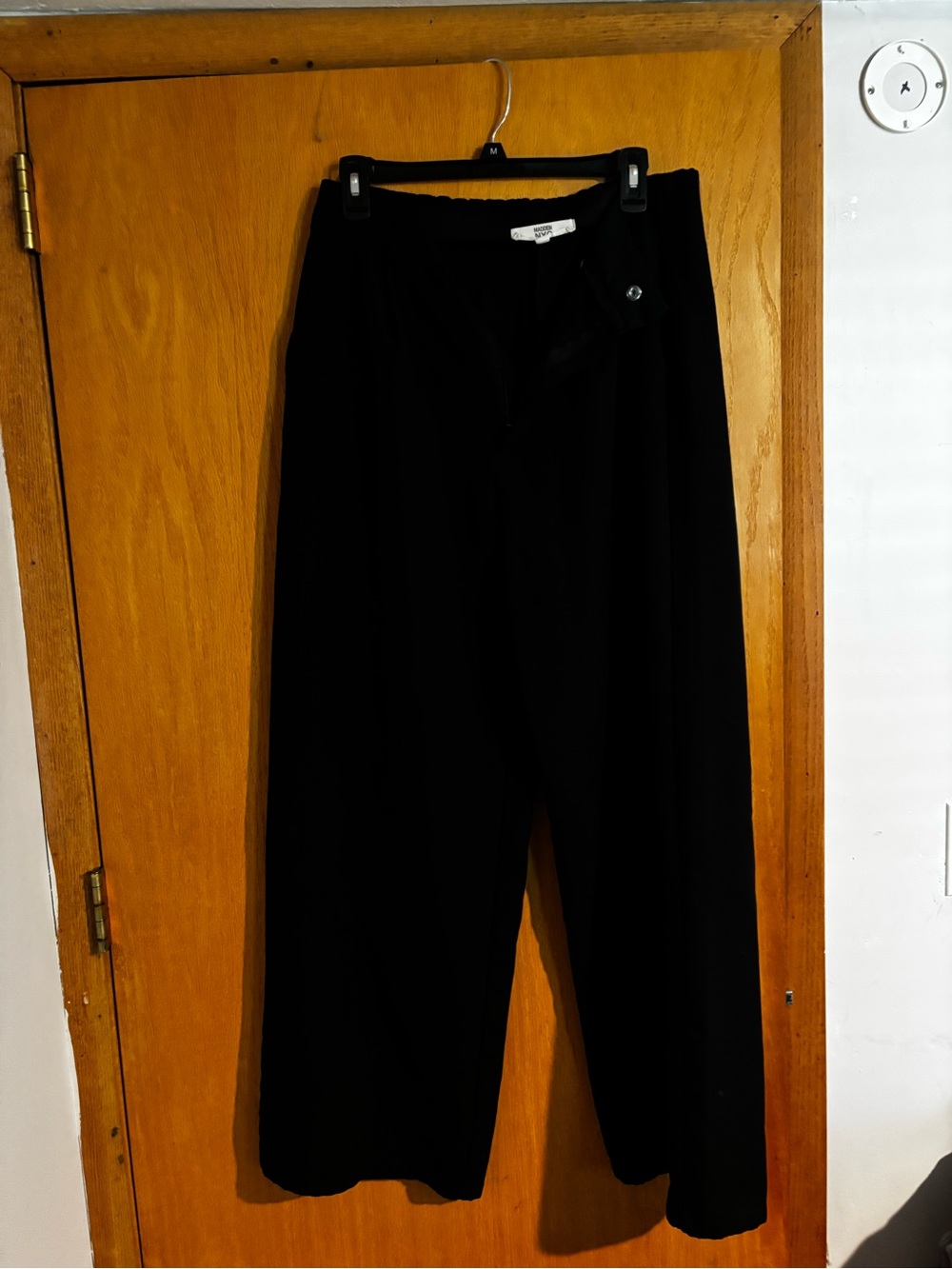 Women's Black Casual Pants - Classic Fit